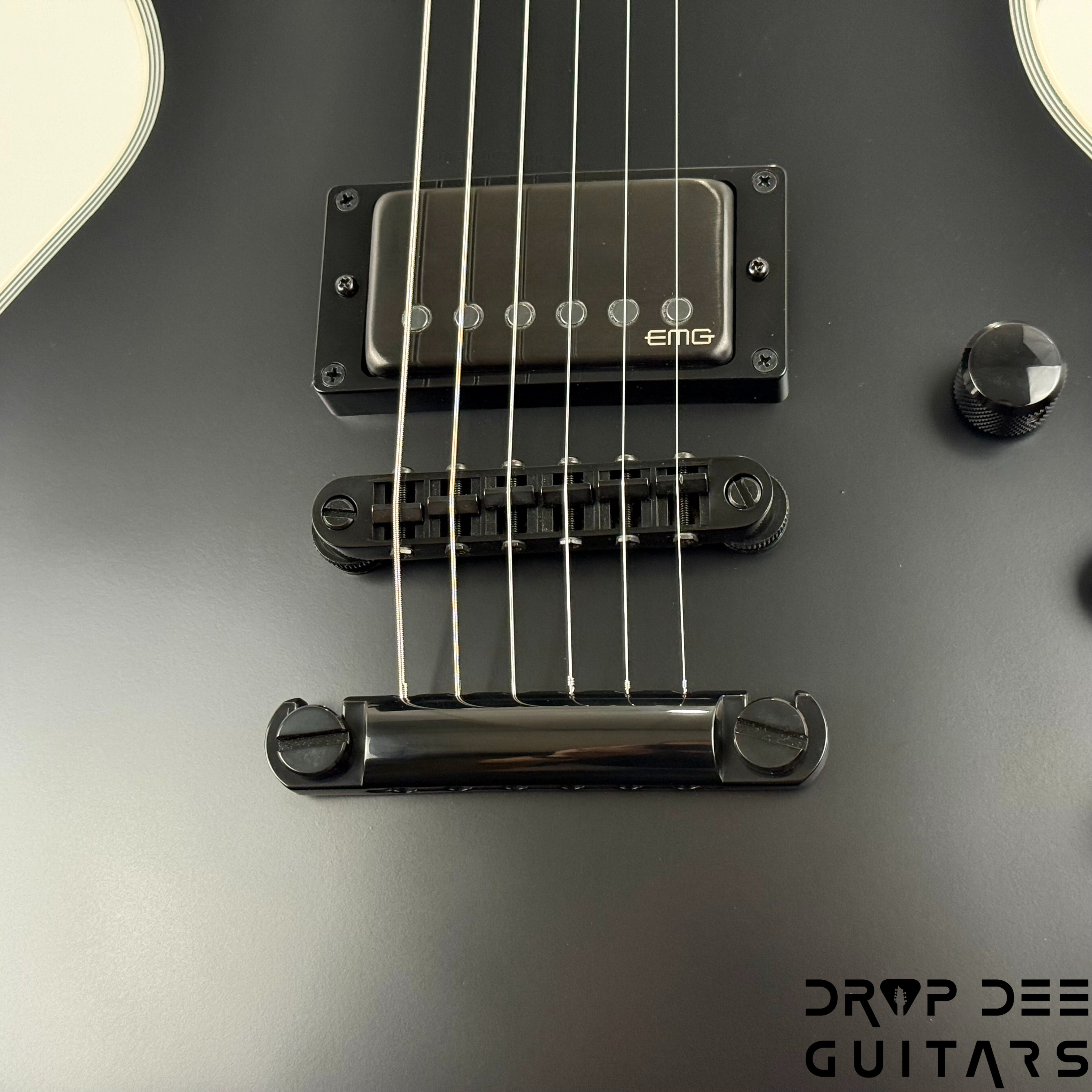 ESP E-II Eclipse Electric Guitar w/ Case - Black Satin