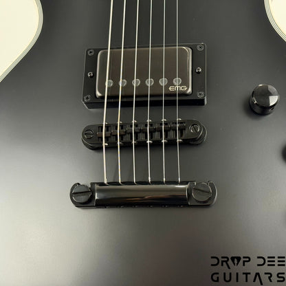 ESP E-II Eclipse Electric Guitar w/ Case - Black Satin