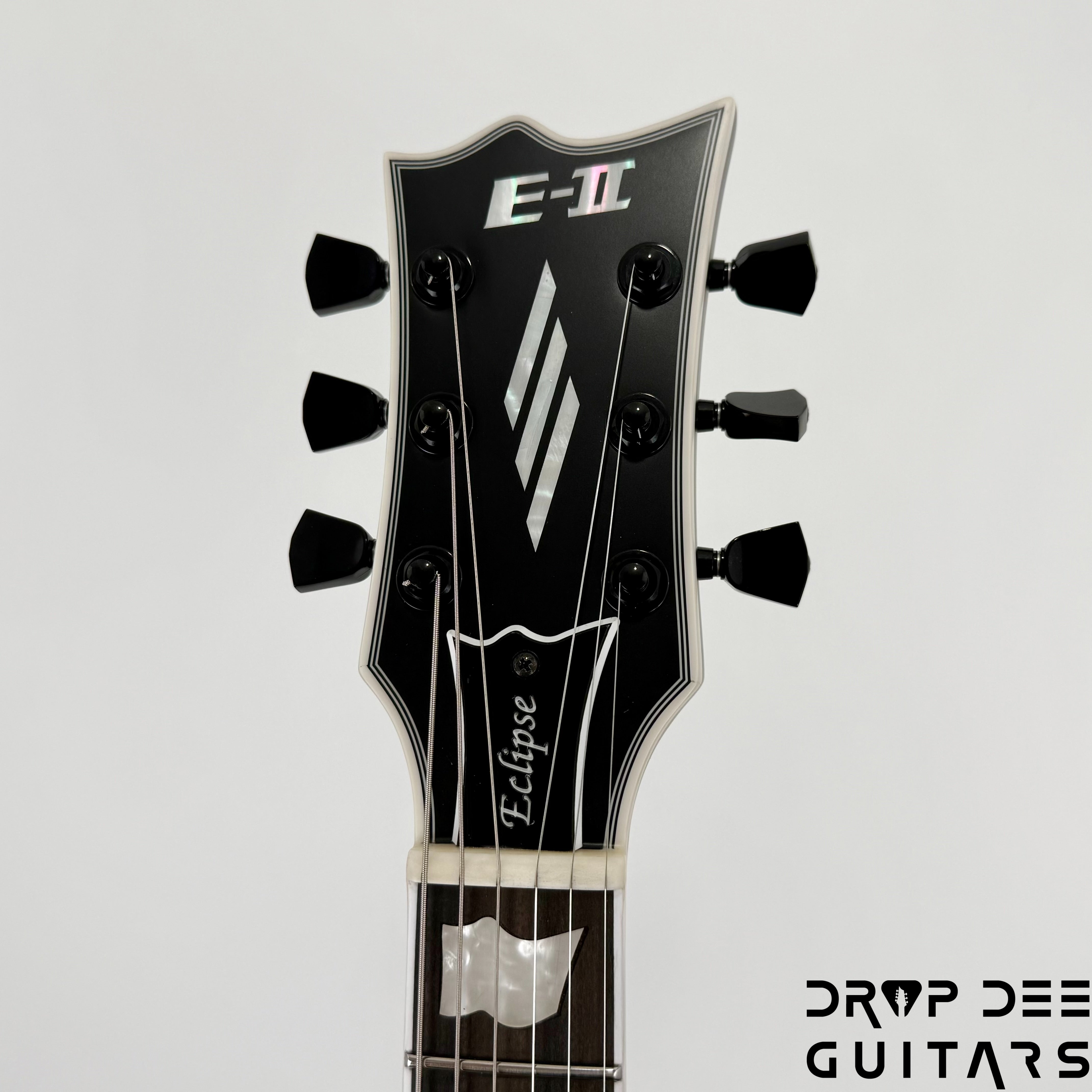 ESP E-II Eclipse Electric Guitar w/ Case - Black Satin