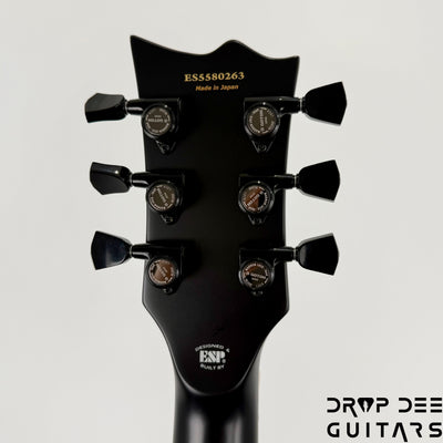 ESP E-II Eclipse Electric Guitar w/ Case - Black Satin