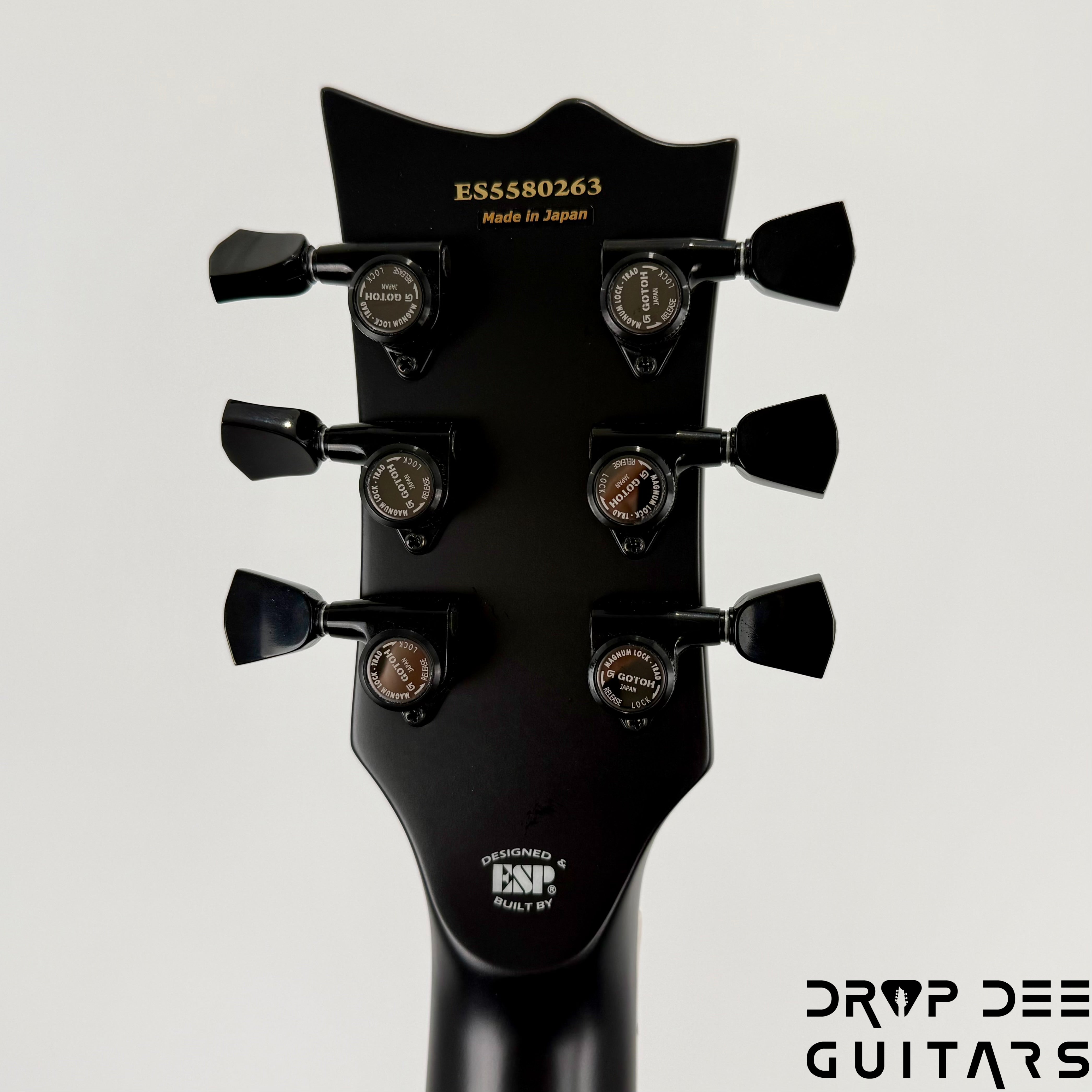 ESP E-II Eclipse Electric Guitar w/ Case - Black Satin