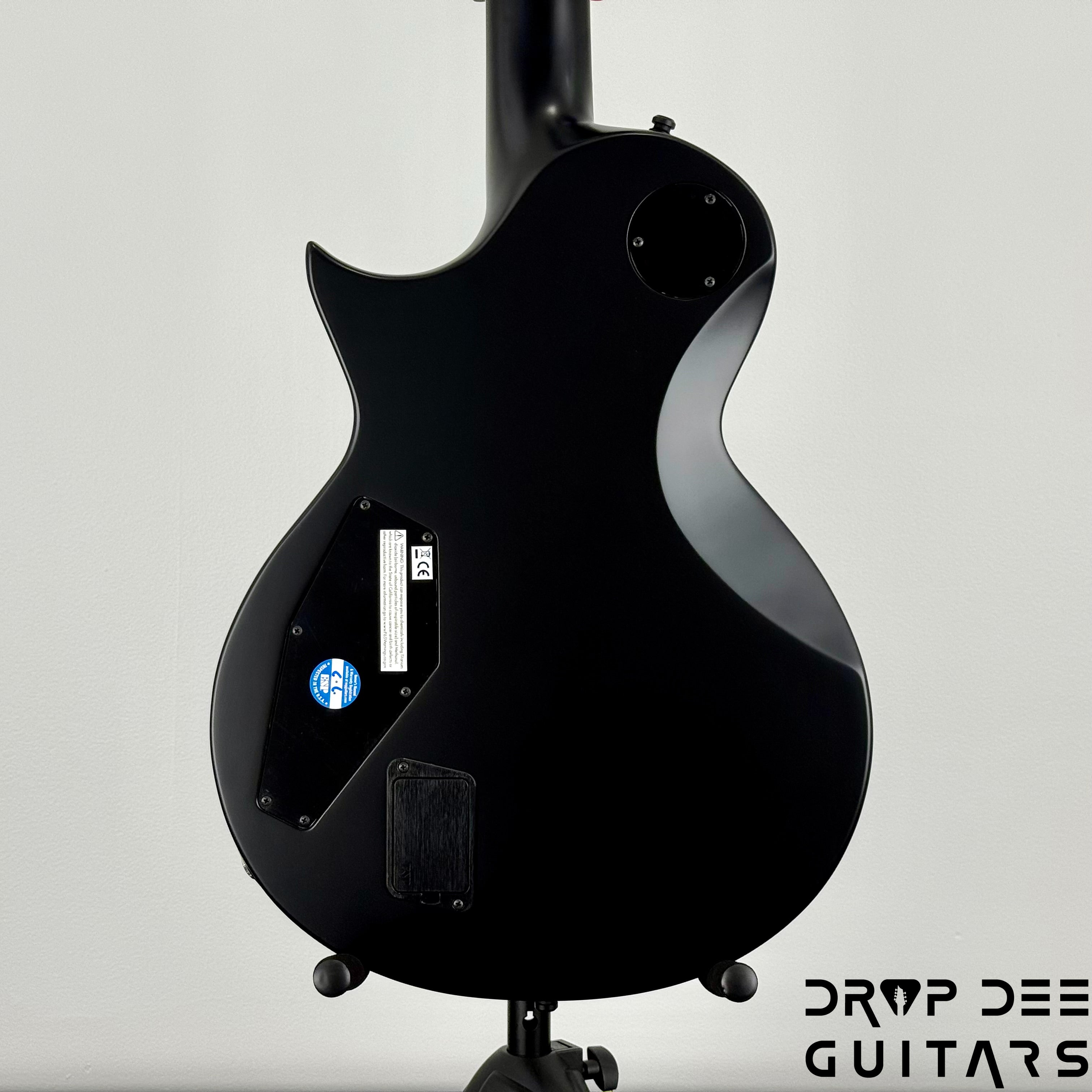 ESP E-II Eclipse Electric Guitar w/ Case - Black Satin
