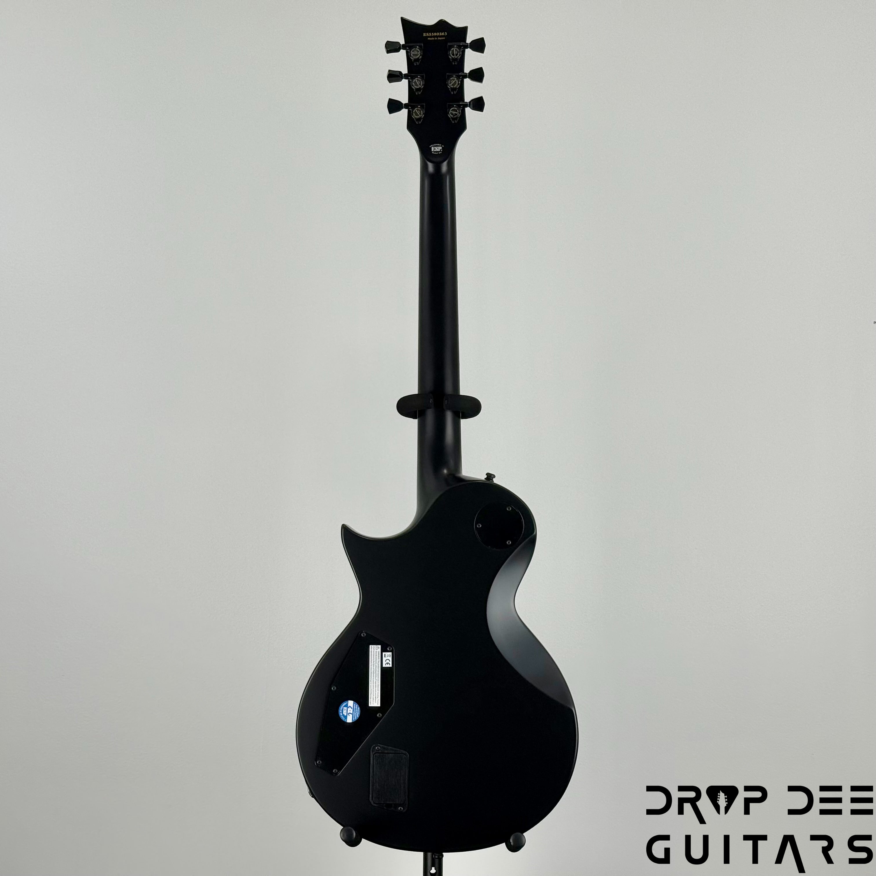 ESP E-II Eclipse Electric Guitar w/ Case - Black Satin