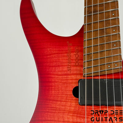 Strandberg Boden Original N2.6T Tremolo Multiscale Headless Electric Guitar w/ Bag - Sunset Coral Burst Satin