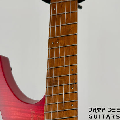 Strandberg Boden Original N2.6T Tremolo Multiscale Headless Electric Guitar w/ Bag - Sunset Coral Burst Satin