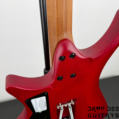 Strandberg Boden Original N2.6T Tremolo Multiscale Headless Electric Guitar w/ Bag - Sunset Coral Burst Satin