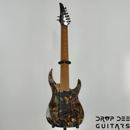 Legator Ninja X8F Multiscale 8-String Electric Guitar w/ Bag - Coral