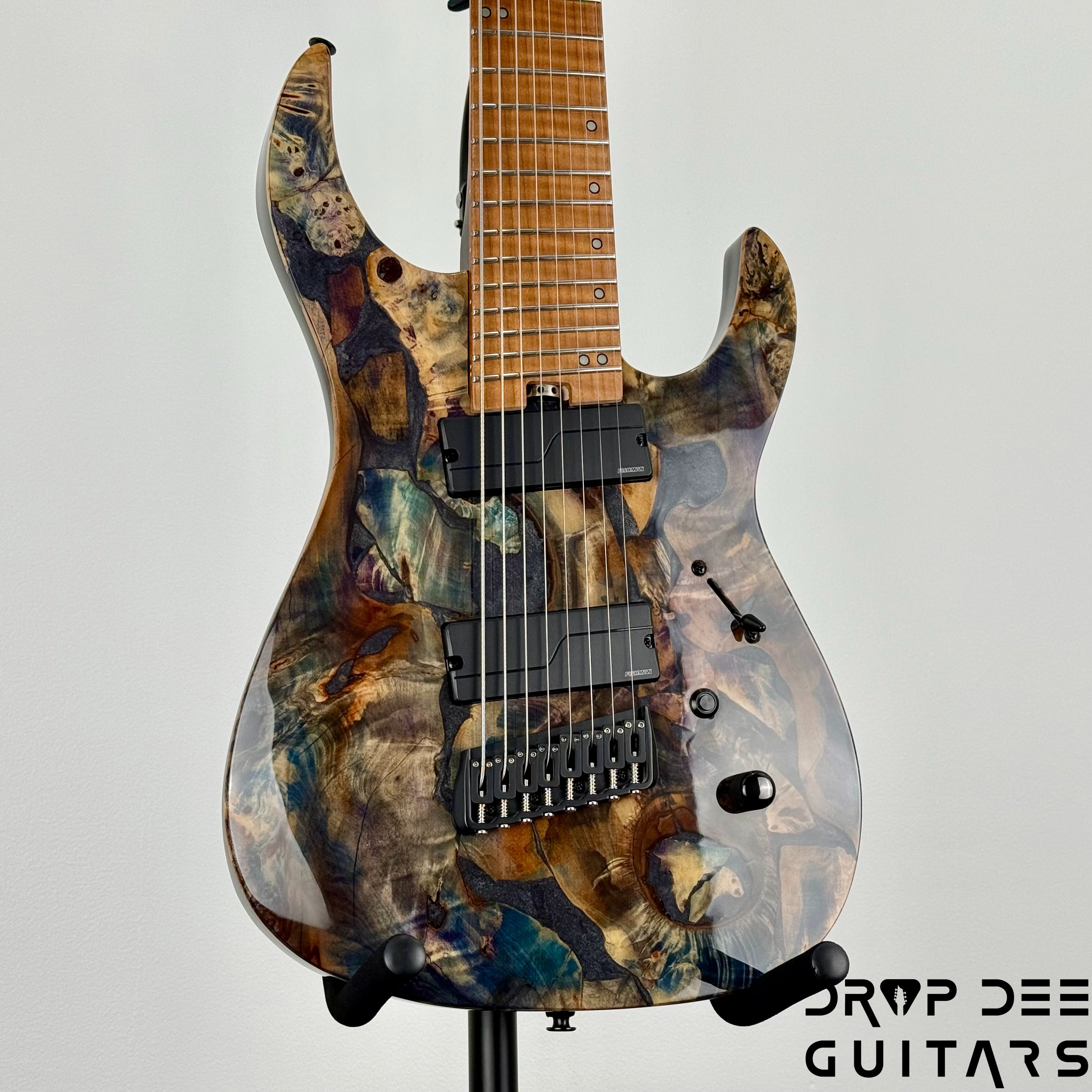 Legator Ninja X8F Multiscale 8-String Electric Guitar w/ Bag - Coral