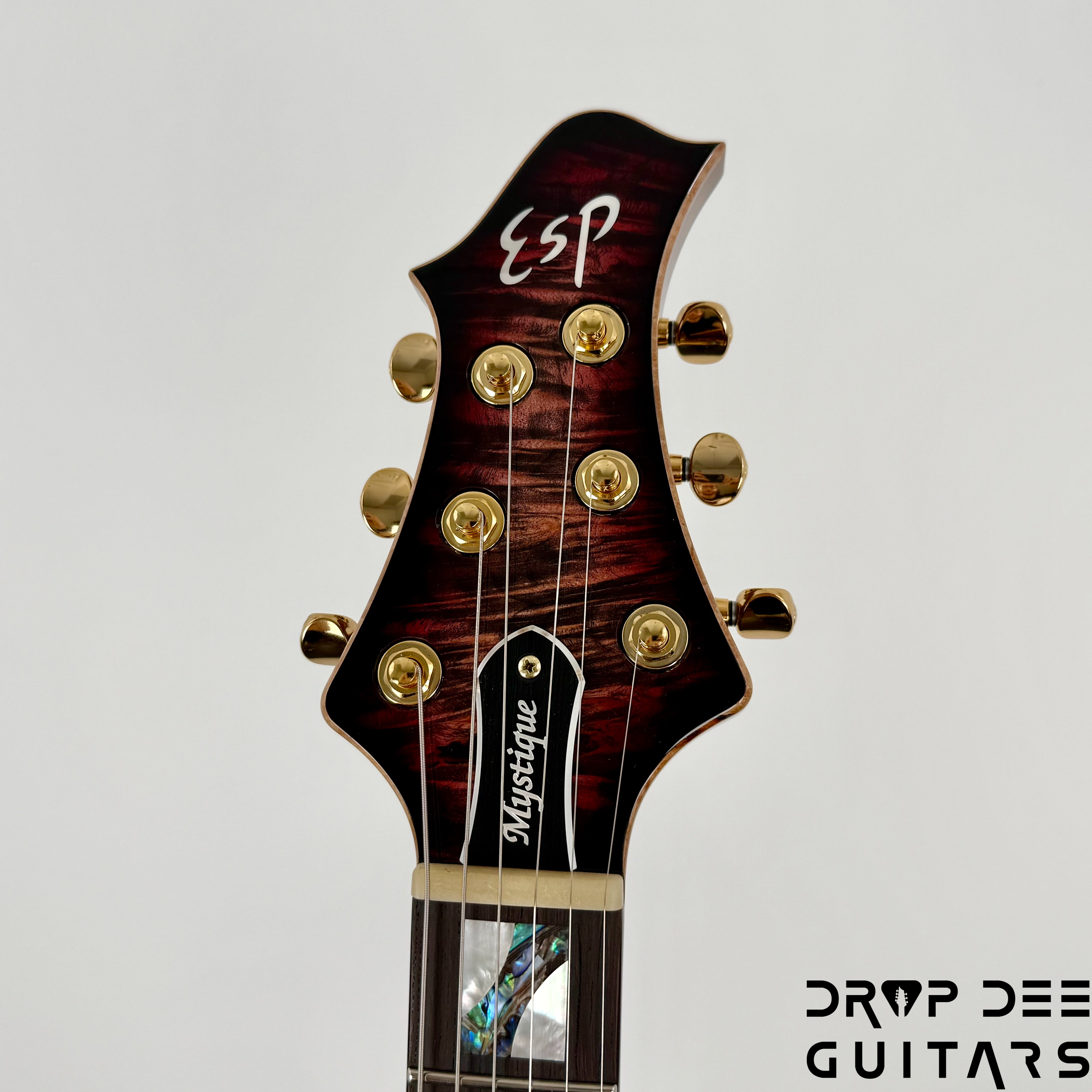 ESP Original Series Mystique CTM Electric Guitar w/ Case - Reptile Red Burst