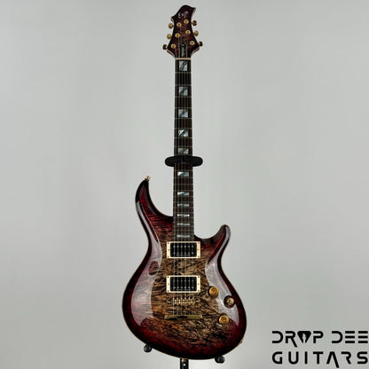ESP Original Series Mystique CTM Electric Guitar w/ Case - Reptile Red Burst