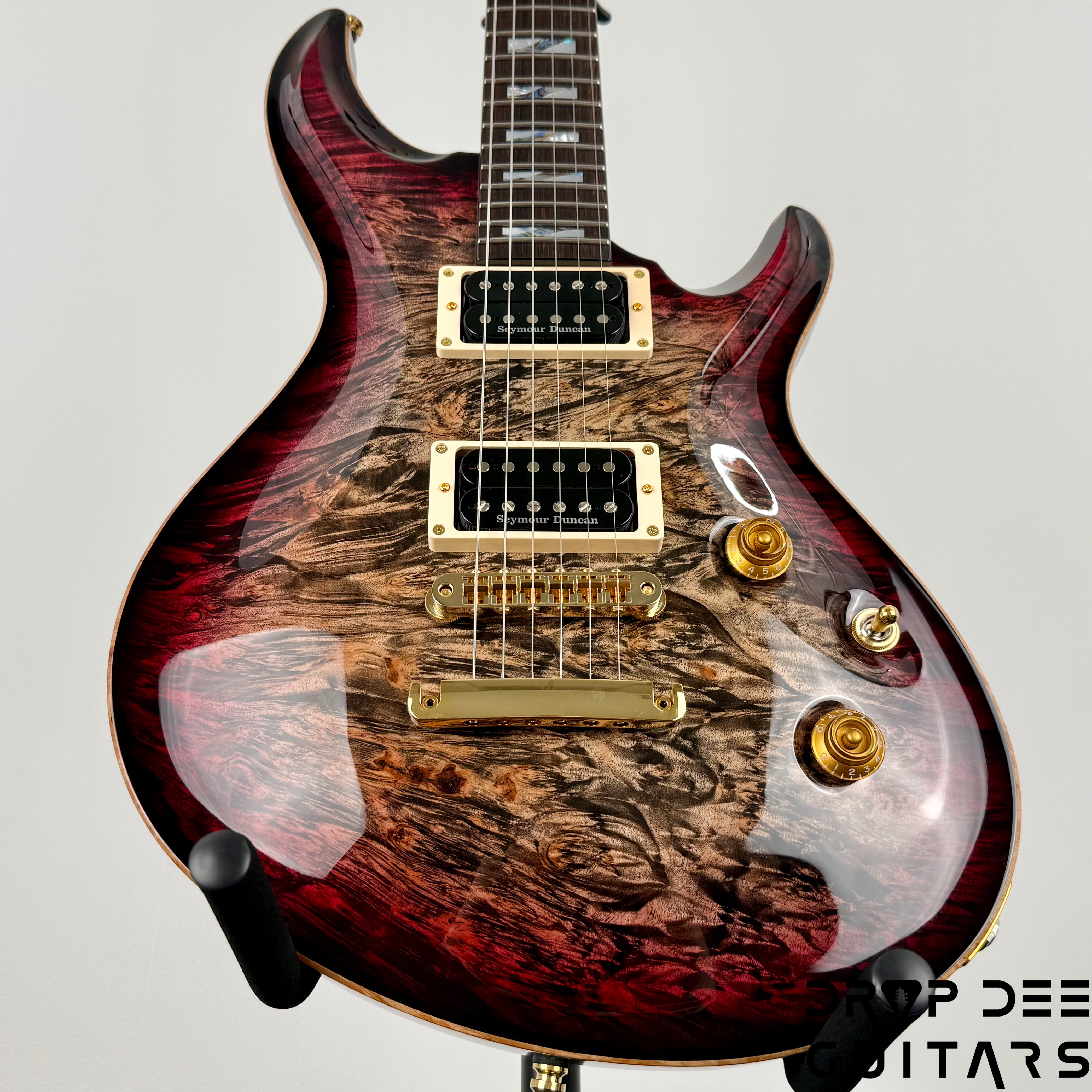 ESP Original Series Mystique CTM Electric Guitar w/ Case - Reptile Red Burst