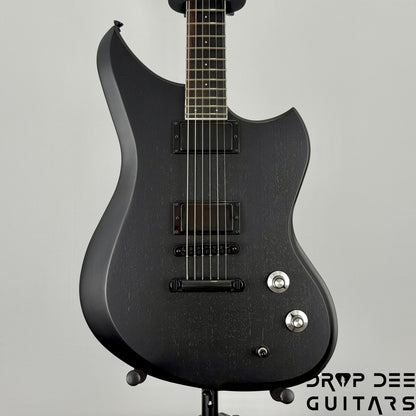 Dunable USA Custom Shop Yeti Baritone Electric Guitar w/ Case - Satin Black
