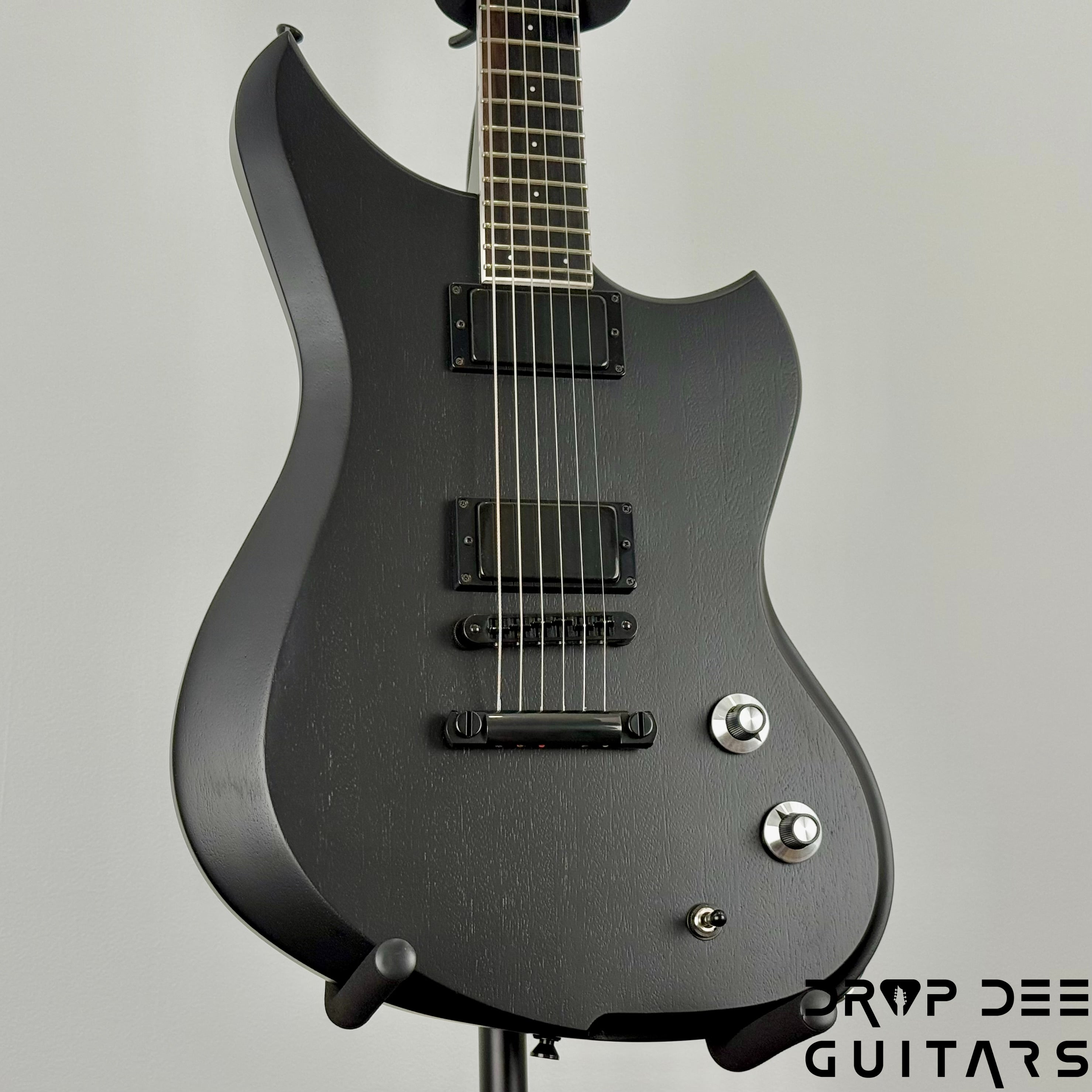 Dunable USA Custom Shop Yeti Baritone Electric Guitar w/ Case - Satin Black
