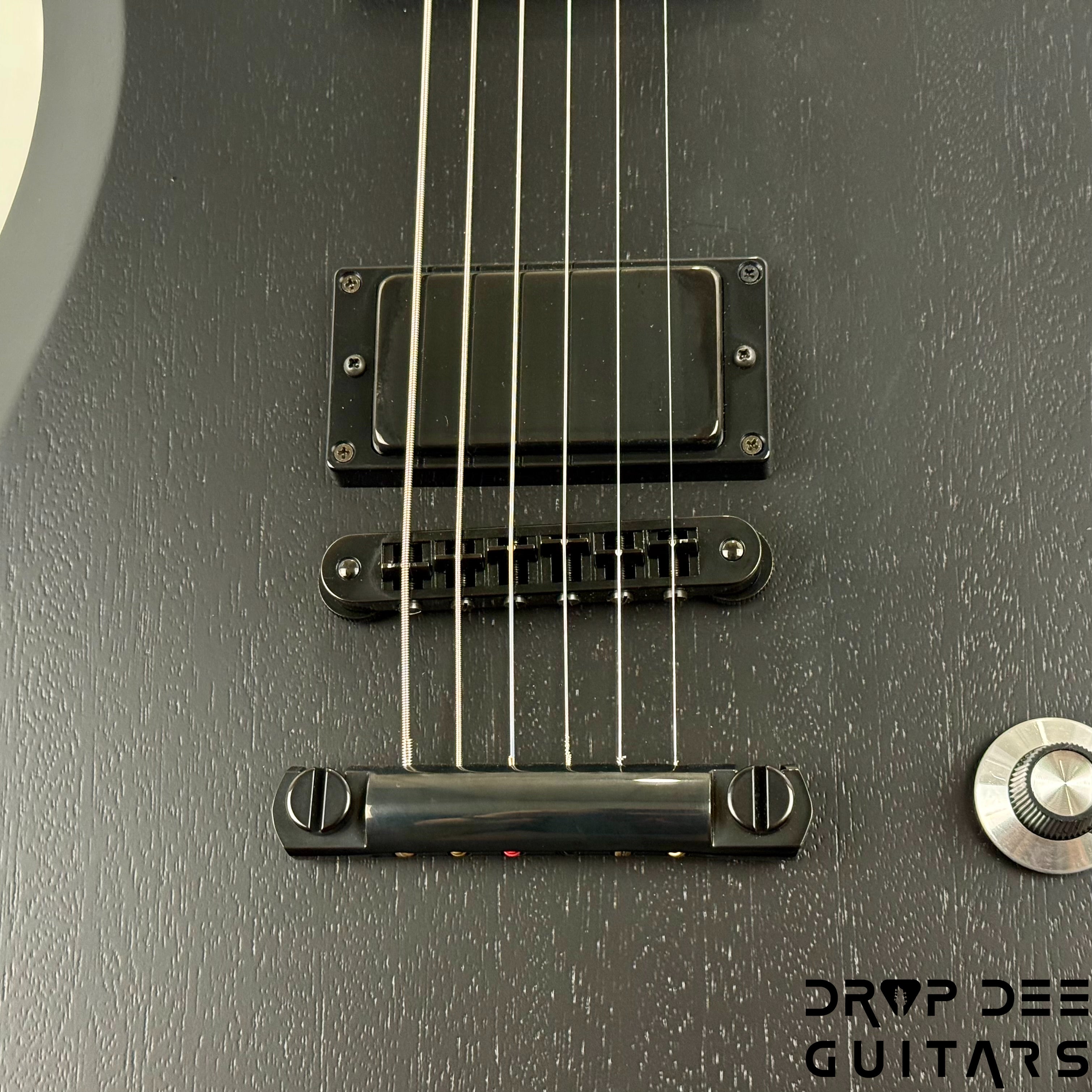 Dunable USA Custom Shop Yeti Baritone Electric Guitar w/ Case - Satin Black
