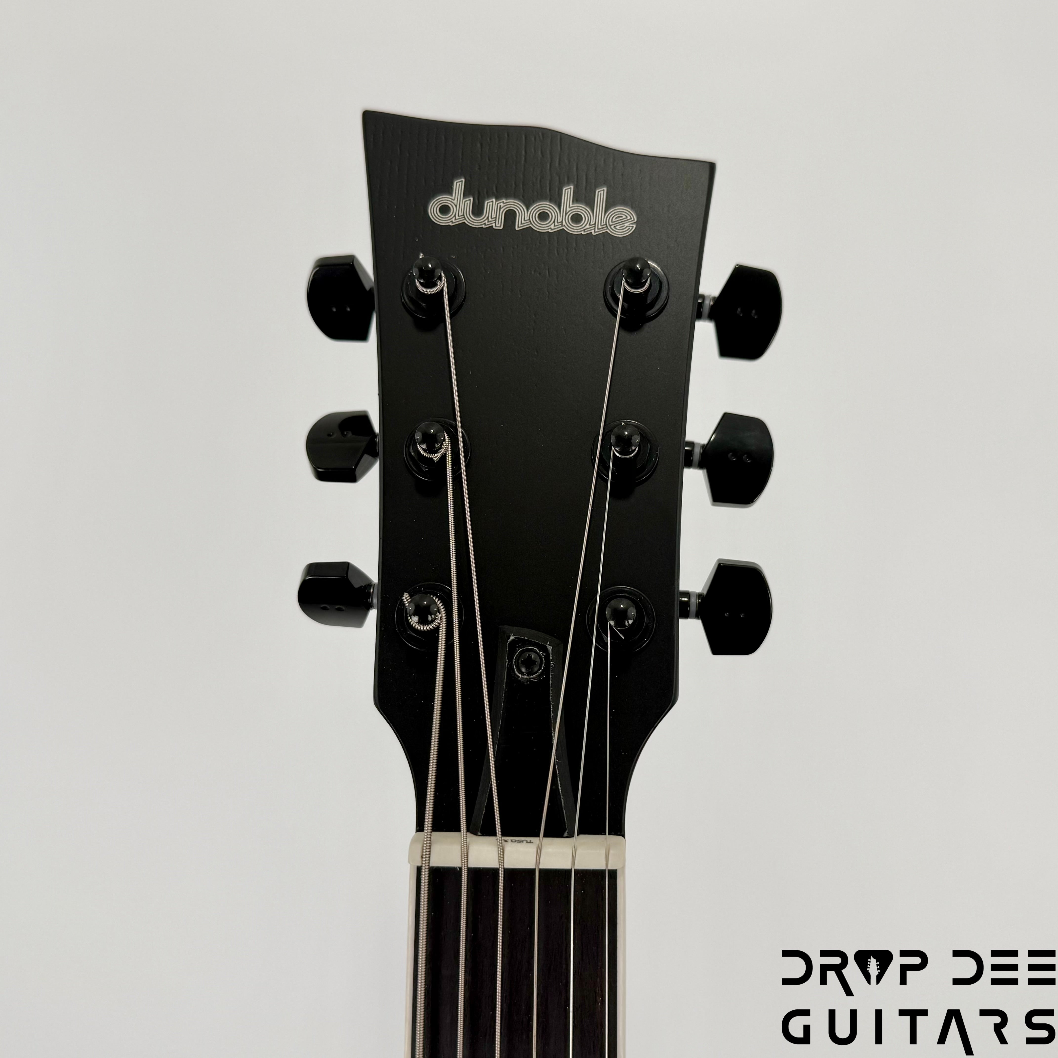Dunable USA Custom Shop Yeti Baritone Electric Guitar w/ Case - Satin Black