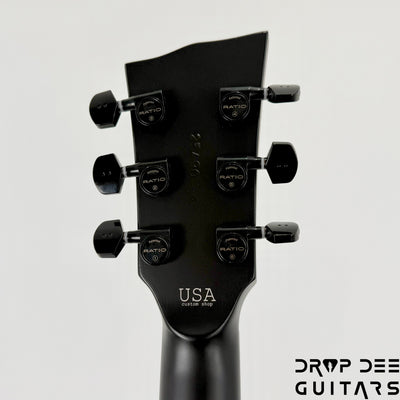 Dunable USA Custom Shop Yeti Baritone Electric Guitar w/ Case - Satin Black