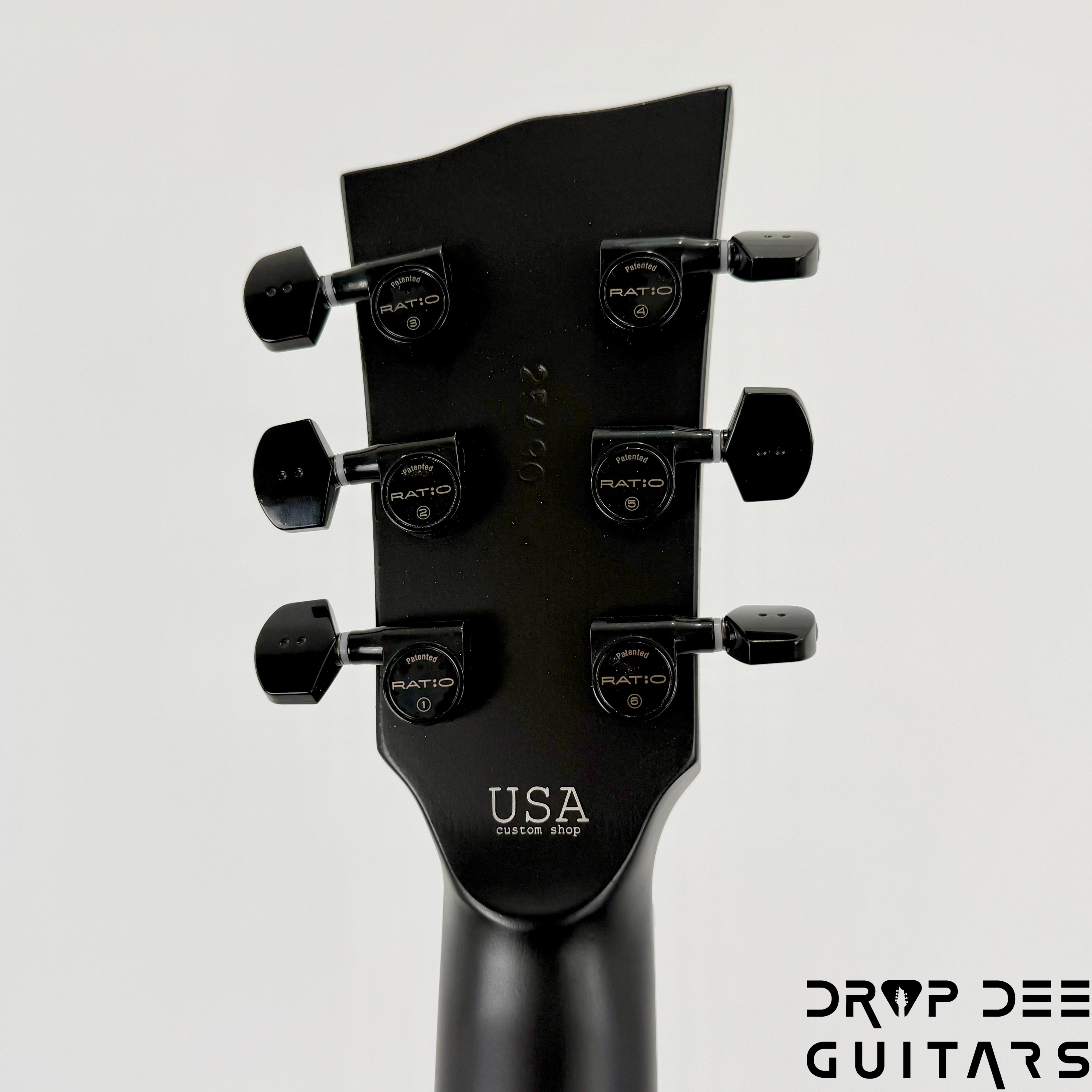 Dunable USA Custom Shop Yeti Baritone Electric Guitar w/ Case - Satin Black