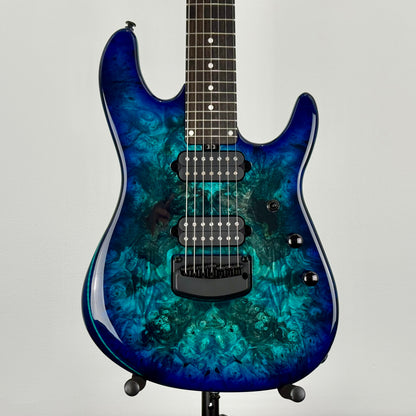 Ernie Ball Music Man Jason Richardson Cutlass HT 7-String Electric Guitar w/ Case - Water Temple
