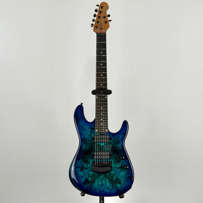 Ernie Ball Music Man Jason Richardson Cutlass HT 7-String Electric Guitar w/ Case - Water Temple