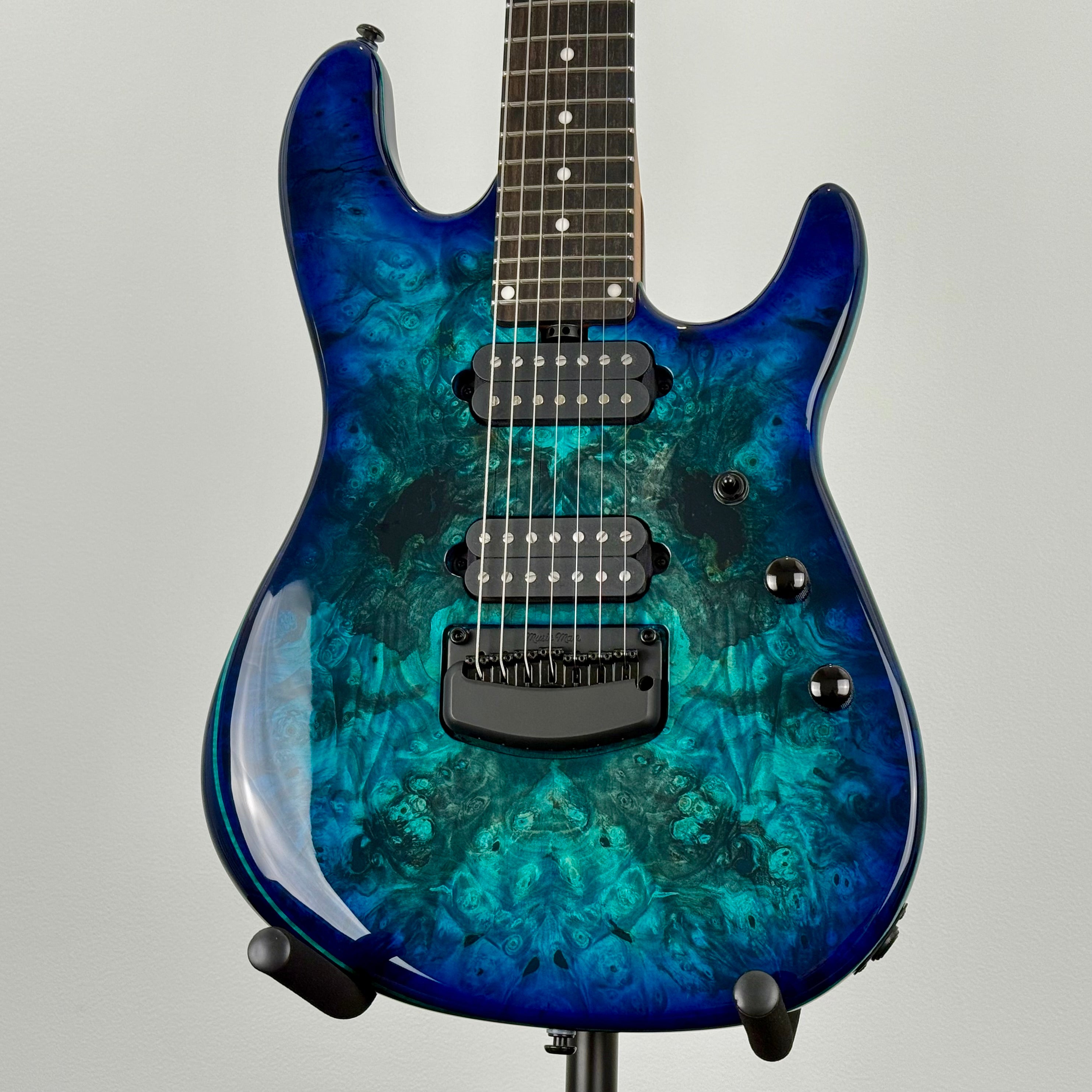 Ernie Ball Music Man Jason Richardson Cutlass HT 7-String Electric Guitar w/ Case - Water Temple