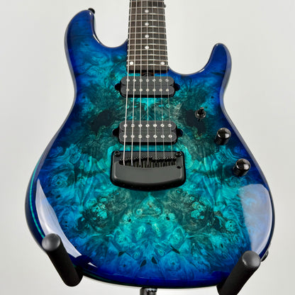 Ernie Ball Music Man Jason Richardson Cutlass HT 7-String Electric Guitar w/ Case - Water Temple