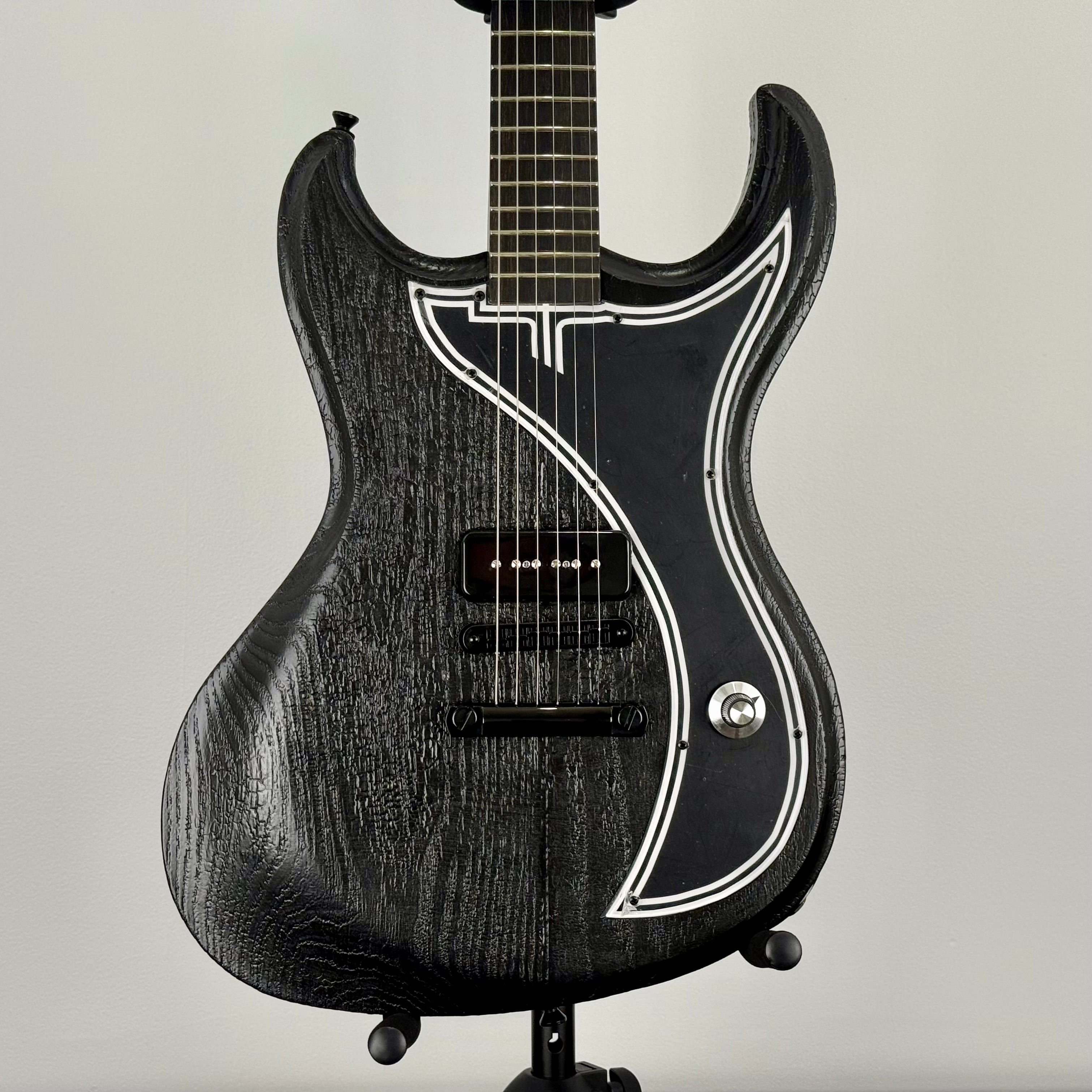 Dunable USA Custom Shop Monolord Thomas Jäger Limited Edition Gnarwhal Electric Guitar w/ Case - Charred Ash