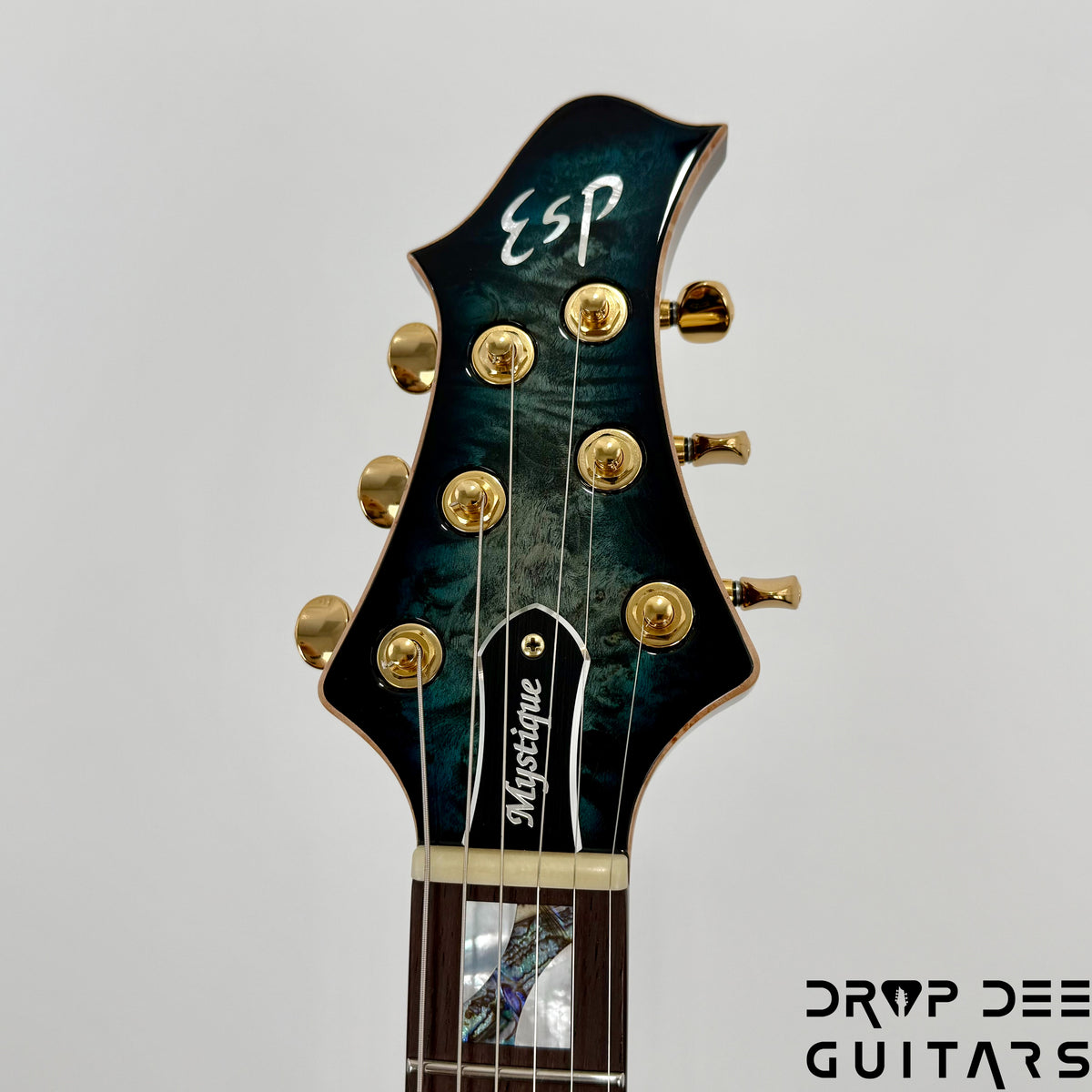ESP Original Series Mystique CTM Electric Guitar w/ Case - See Thru Black Blue Burst