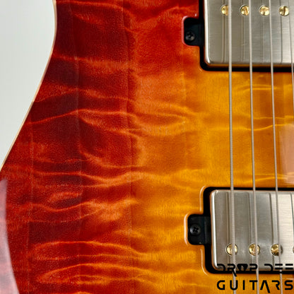 Mayones Aquila Elite S 7 Baritone 7-String Electric Guitar w/ Case - Lava Burst Gloss