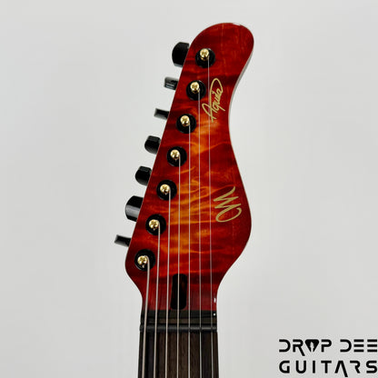 Mayones Aquila Elite S 7 Baritone 7-String Electric Guitar w/ Case - Lava Burst Gloss