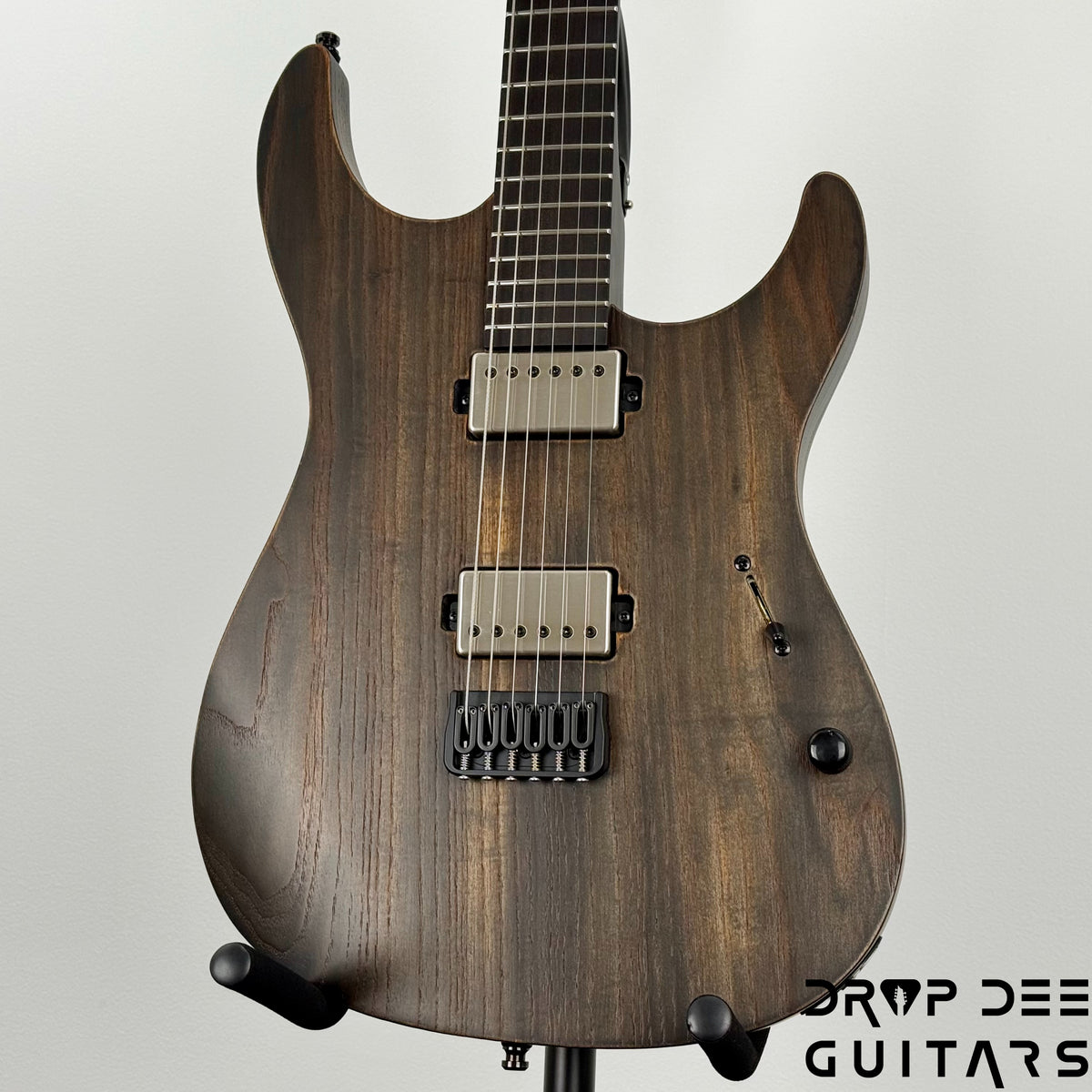 Mayones Adam Christianson Aquila Cardinal Baritone Electric Guitar w/ Case - Antique Black Matt