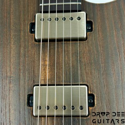 Mayones Adam Christianson Aquila Cardinal Baritone Electric Guitar w/ Case - Antique Black Matt
