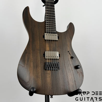 Mayones Adam Christianson Aquila Cardinal Baritone Electric Guitar w/ Case - Antique Black Matt