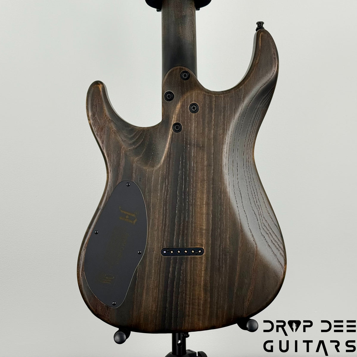 Mayones Adam Christianson Aquila Cardinal Baritone Electric Guitar w/ Case - Antique Black Matt