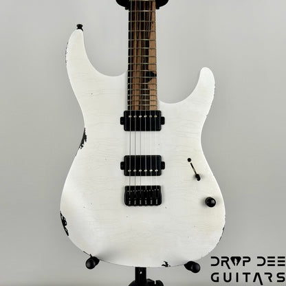 Mayones Adam Christianson Aquila Cardinal Aged Electric Guitar w/ Case - Cardinal White Aged
