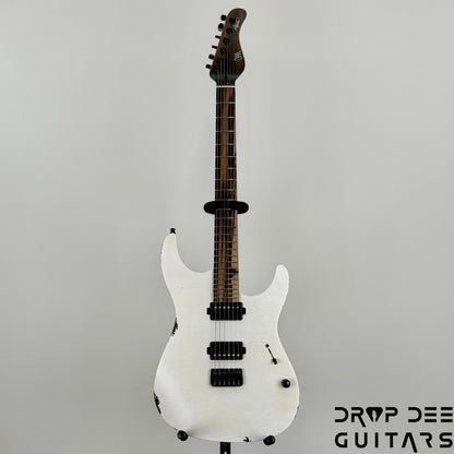 Mayones Adam Christianson Aquila Cardinal Aged Electric Guitar w/ Case - Cardinal White Aged