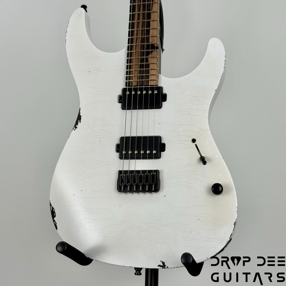 Mayones Adam Christianson Aquila Cardinal Aged Electric Guitar w/ Case - Cardinal White Aged