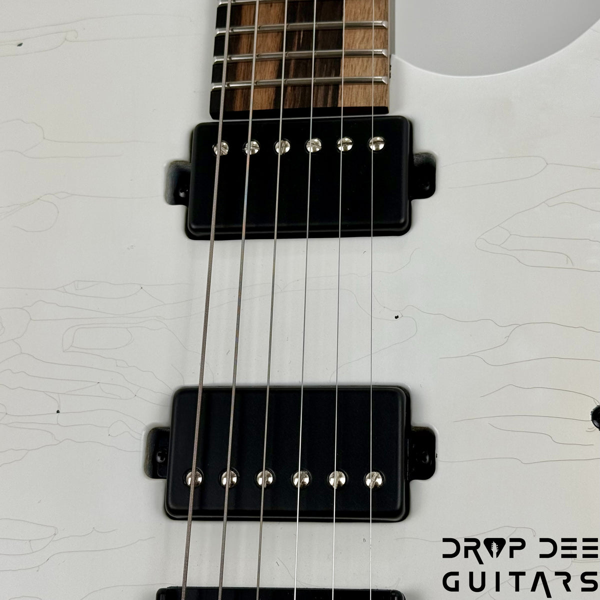 Mayones Adam Christianson Aquila Cardinal Aged Electric Guitar w/ Case - Cardinal White Aged
