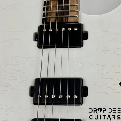Mayones Adam Christianson Aquila Cardinal Aged Electric Guitar w/ Case - Cardinal White Aged