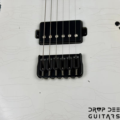 Mayones Adam Christianson Aquila Cardinal Aged Electric Guitar w/ Case - Cardinal White Aged
