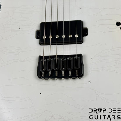 Mayones Adam Christianson Aquila Cardinal Aged Electric Guitar w/ Case - Cardinal White Aged
