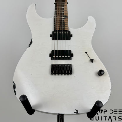Mayones Adam Christianson Aquila Cardinal Aged Electric Guitar w/ Case - Cardinal White Aged