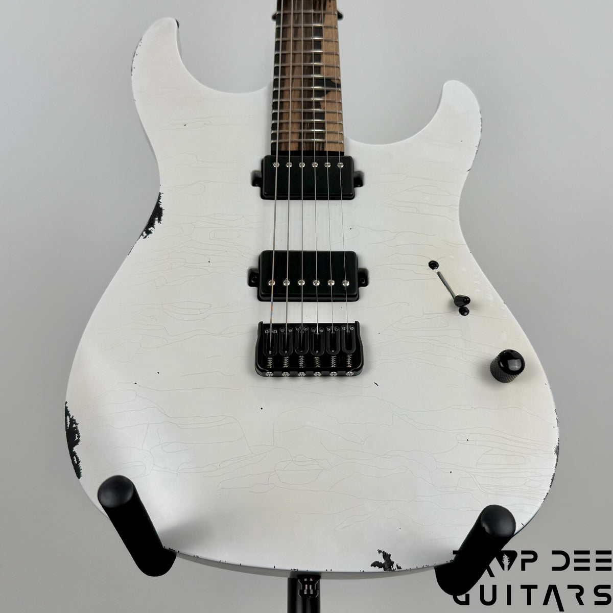 Mayones Adam Christianson Aquila Cardinal Aged Electric Guitar w/ Case - Cardinal White Aged