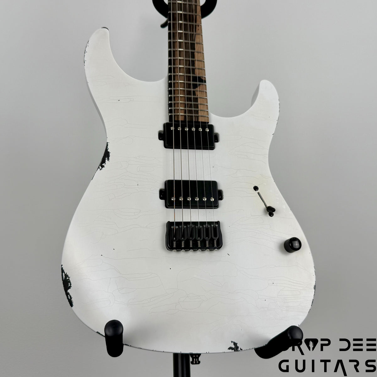 Mayones Adam Christianson Aquila Cardinal Aged Electric Guitar w/ Case - Cardinal White Aged