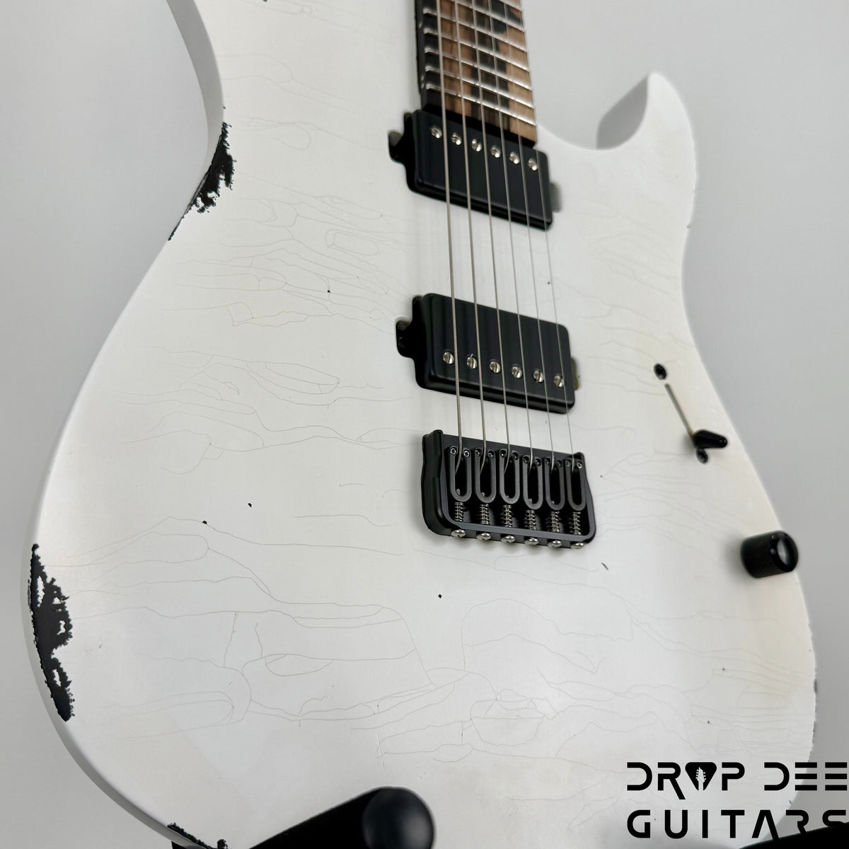 Mayones Adam Christianson Aquila Cardinal Aged Electric Guitar w/ Case - Cardinal White Aged