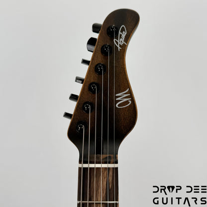 Mayones Adam Christianson Aquila Cardinal Aged Electric Guitar w/ Case - Cardinal White Aged