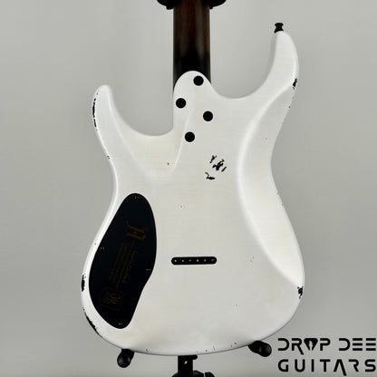 Mayones Adam Christianson Aquila Cardinal Aged Electric Guitar w/ Case - Cardinal White Aged