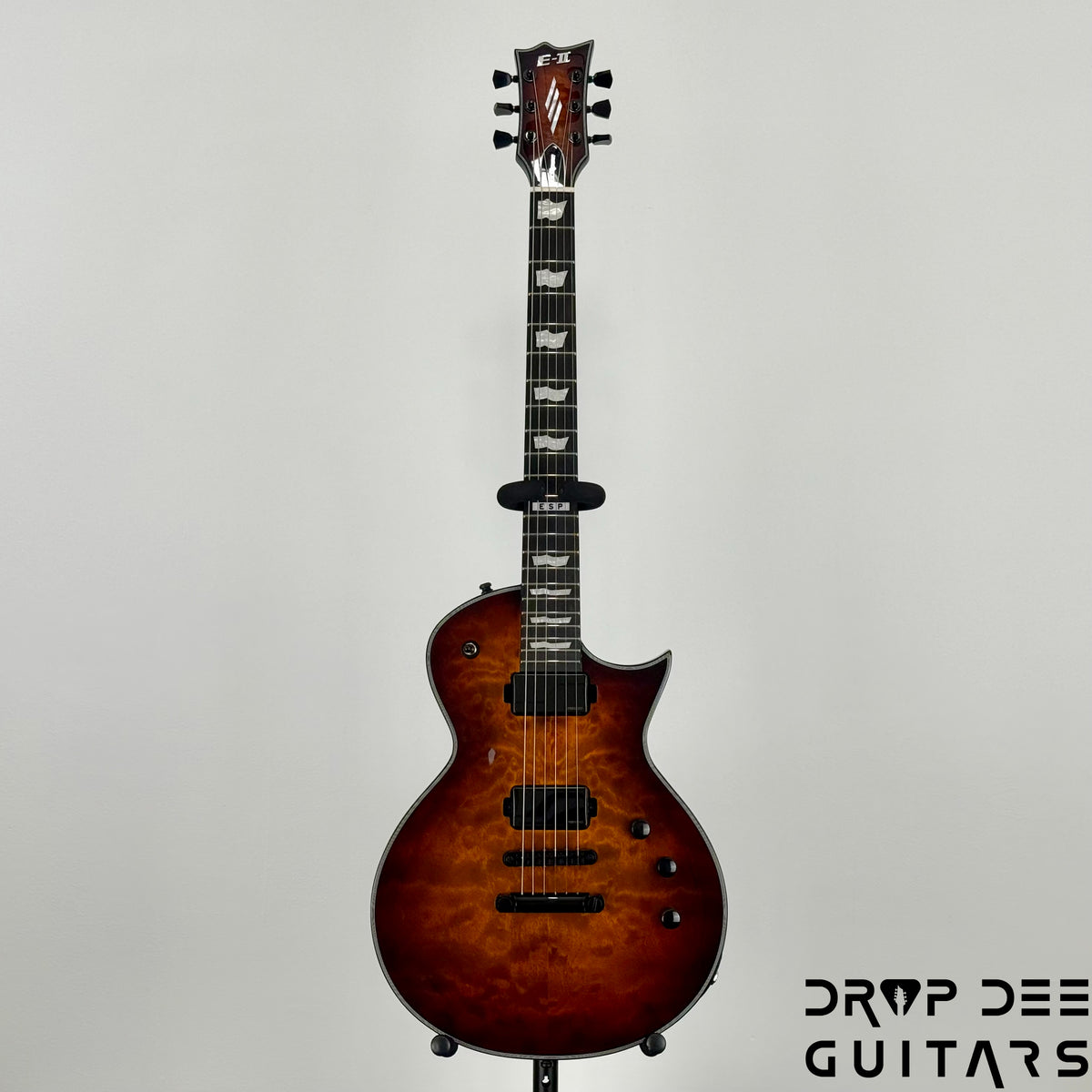 ESP E-II Eclipse Electric Guitar/ Case - Tiger Eye Sunburst