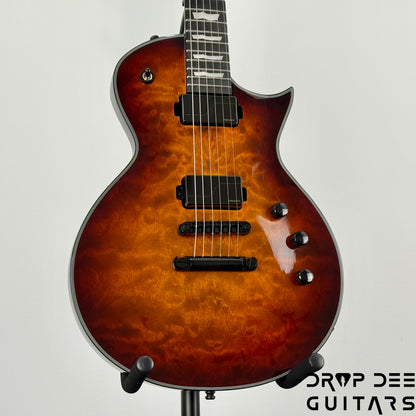 ESP E-II Eclipse Electric Guitar/ Case - Tiger Eye Sunburst