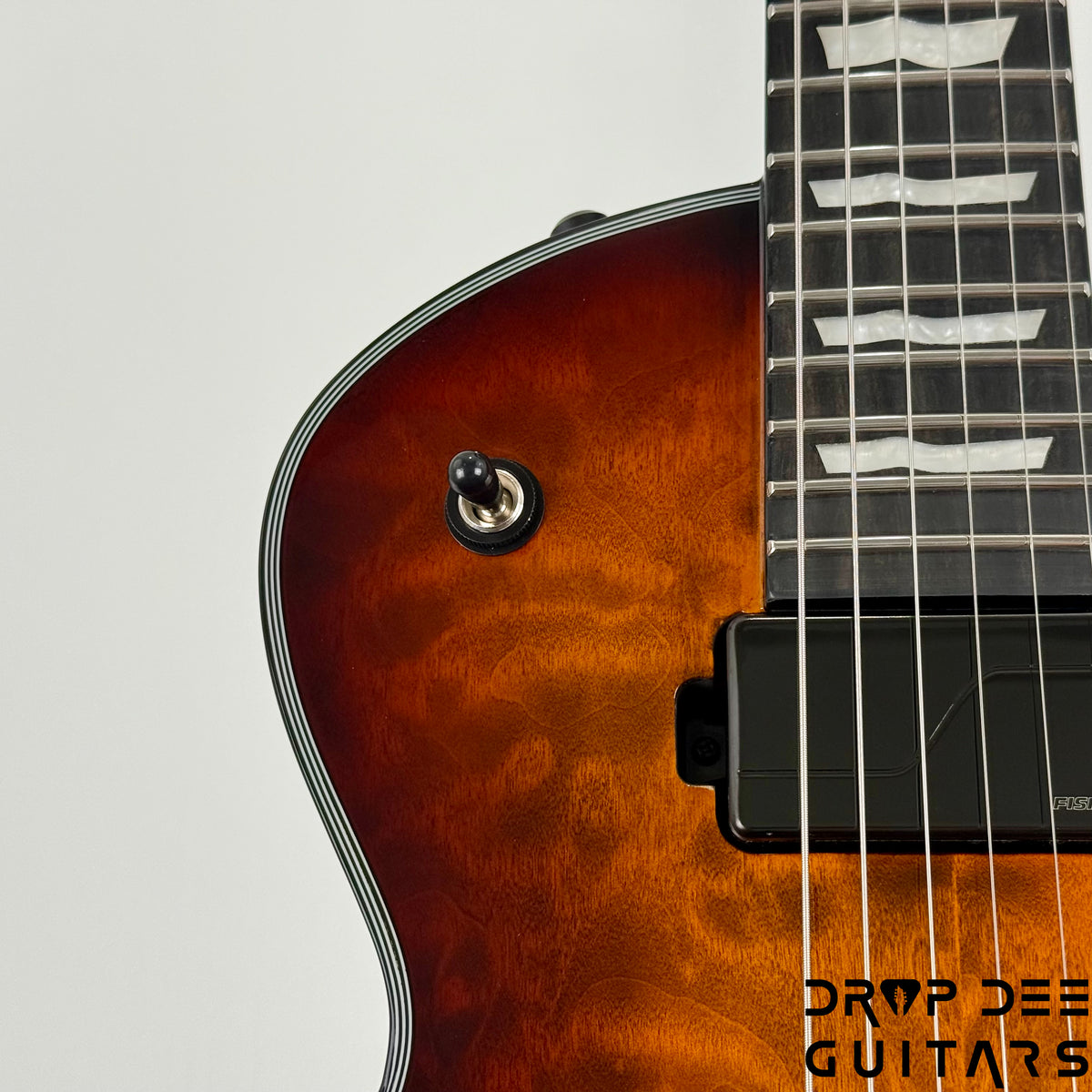 ESP E-II Eclipse Electric Guitar/ Case - Tiger Eye Sunburst
