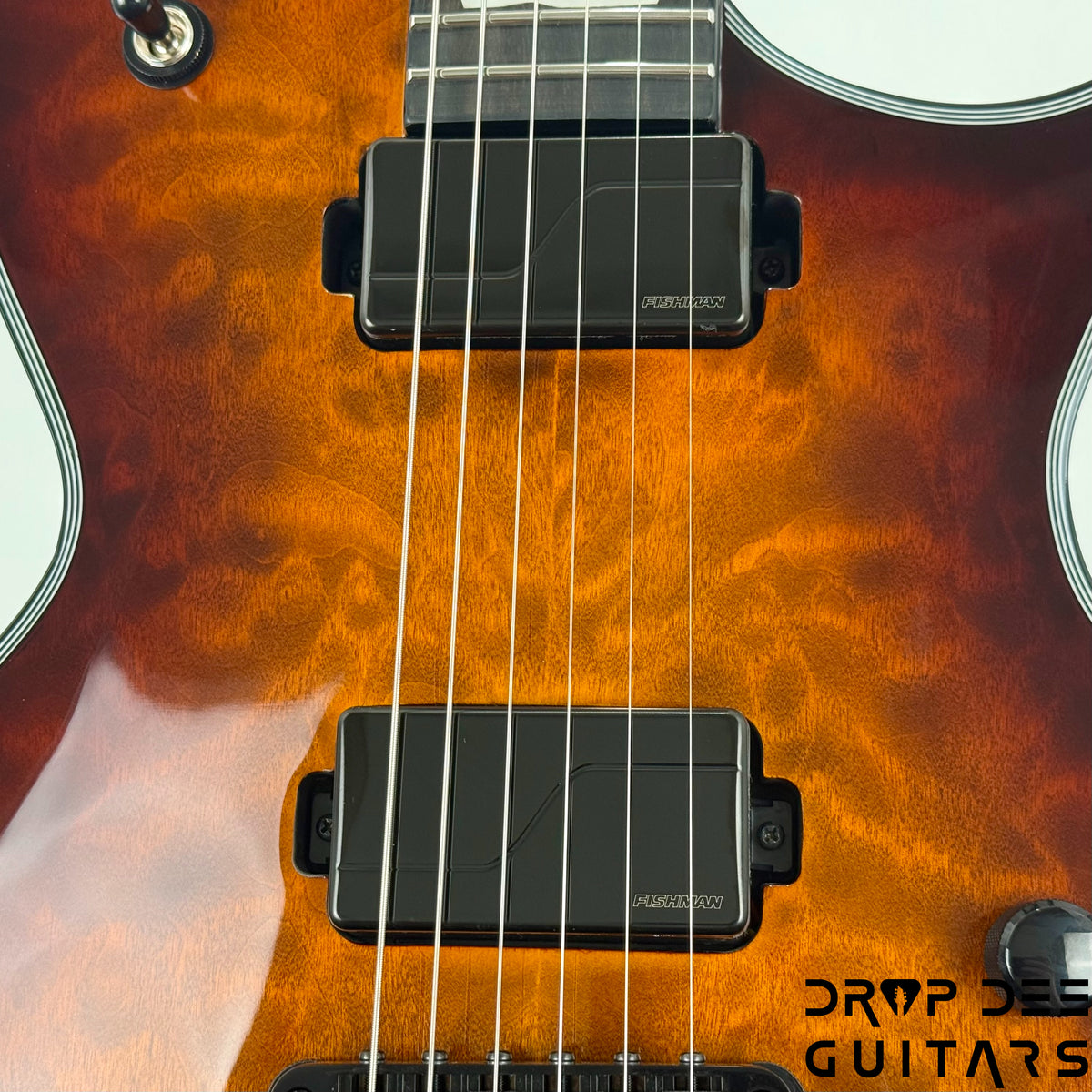ESP E-II Eclipse Electric Guitar/ Case - Tiger Eye Sunburst